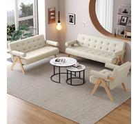 KIBONCY Canapé for Espace détente, Bureau, réception et négociation, Table Basse, Fauteuil, Combinaison Table Basse/canapé for Salle d'attente(A4)