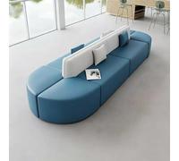 KIBONCY Canapé-lit en Cuir, Ottoman, modulaire, Confortable, rembourré, siège Souple, collaboratif, for Le Bureau, la Maison, Le Salon et Les salles de Classe(J)
