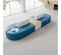 KIBONCY Canapé-lit en Cuir, Ottoman, modulaire, Confortable, rembourré, siège Souple, collaboratif, for Le Bureau, la Maison, Le Salon et Les salles de