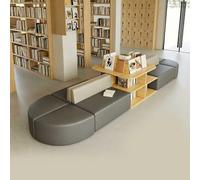 KIBONCY Canapé-lit en Cuir, Ottoman, modulaire, Confortable, rembourré, siège Souple, collaboratif, for Le Bureau, la Maison, Le Salon et Les salles de Classe(X)