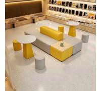 KIBONCY Canapé-lit en Cuir, Ottoman, modulaire, Confortable, rembourré, siège Souple, collaboratif, for Le Bureau, la Maison, Le Salon et Les salles de Classe(P)