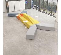 KIBONCY Canapé modulaire Moderne for Salle d'activités et Espace d'accueil, idéal for Un Bureau de Vente ou Un Espace de Repos dans Un hôpital de Chirurgie Plastique.(C)