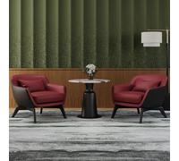 KIBONCY Canapé Simple De Style Chinois Moderne avec Table D'appoint for Petit Espace, Salon, Balcon, Hôtel Et Salon De Maison D'hôtes(C)