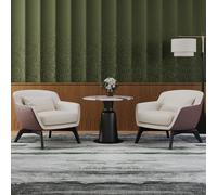 KIBONCY Canapé Simple De Style Chinois Moderne avec Table D'appoint for Petit Espace, Salon, Balcon, Hôtel Et Salon De Maison D'hôtes(B)