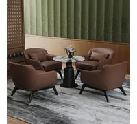 KIBONCY Canapé Simple De Style Chinois Moderne avec Table D'appoint for Petit Espace, Salon, Balcon, Hôtel Et Salon De Maison D'hôtes(D)