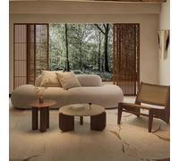 KIBONCY Canapés à rangée Droite de Style crème médiéval, canapés dans Les Halls des familles d'accueil, Les magasins de vêtements et Les hôtels, Ainsi Que Les Aires de Repos des Bureaux(E)