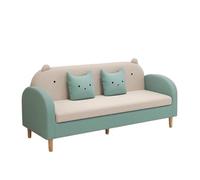 KIBONCY Cat Claw Leather Sofa 3 Seater, Waterproof Stain Resistant with Reinforced Frame, Minimalist for Small Space(B,190cm)
