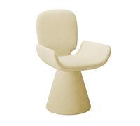 KIBONCY Chaise de Coiffeuse pivotante à 360°, Chaise d'appoint Style Milieu du siècle avec accoudoirs, Maquillage Confortable for Salon et Bureau Domicile(B)