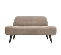 KIBONCY Compact Loveseat Sofa for Small Spaces,Comfortable Upholstered, Modern Soft Fabric 2-Seater Couch with Nordic Legs(4,165x71x72cm)