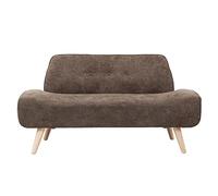 KIBONCY Compact Loveseat Sofa for Small Spaces,Comfortable Upholstered, Modern Soft Fabric 2-Seater Couch with Nordic Legs(5,135x71x72cm)