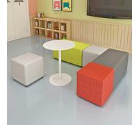 KIBONCY Conception de canapés et tabourets modulaires Tendance for journées Portes Ouvertes Vente immobilière,Zones Consultation bancaire, Zones Loisirs d'entreprise et couloirs Bureaux(A)