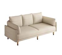 KIBONCY Convertible Futon Sofa Bed, Modern Couch with 2 Pillows, Mid Century Love Seat Couches for Living Room, Bedroom Office Small Space(A,192cm)