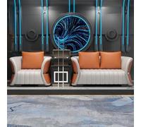 KIBONCY End Sports Viewing Sofa, Specially Designed for Billiard Tables in Billiard Halls, Creative Seating Area for Watching Sports Events(E)