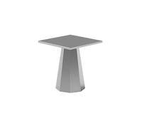 KIBONCY Ensemble Canapé, Chaise Et Table D'appoint De Style Industriel, Siège Rembourré Bleu Klein avec Cadre en Acier Inoxydable, Table D'appoint Carrée for Café, Bistro, Salon(D)