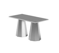 KIBONCY Ensemble Canapé, Chaise Et Table D'appoint De Style Industriel, Siège Rembourré Bleu Klein avec Cadre en Acier Inoxydable, Table D'appoint Carrée for Café, Bistro, Salon(E)