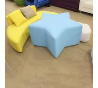 KIBONCY Ensemble combiné Table et Chaise for bébé - Parfait for Les centres d'apprentissage précoce, Les Jardins d'enfants et Les Zones de Lecture avec des éléments étoiles et Lune.(D)