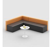 KIBONCY Ensemble de banquettes modulables avec Table Basse, canapé d'angle créatif for la décoration de réceptions, Salons, Bureaux de Vente et Halls d'hôtels(C)