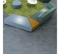 KIBONCY Ensemble de canapé de Bureau créatif avec Table Basse : Look Simple, idéal for Les Zones de réunion de l'académie de Formation(C)