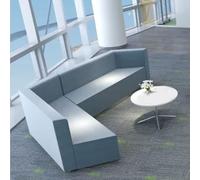 KIBONCY Ensemble de canapé de Bureau créatif avec Table Basse : Look Simple, idéal for Les Zones de réunion de l'académie de Formation(B)