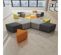 KIBONCY Ensemble de canapés de Loisirs inhabituels de Conception Triangulaire for Les Zones réception d'entreprise, Les salles de réunion, Les couloirs, Les Services de Vente immobilière(C)