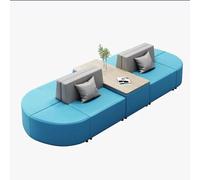 KIBONCY Ensemble de canapés de réception modulaires, mobilier de Zone d'attente de Bureau Moderne for Banque, Clinique, Centre de Formation avec Table Basse et Tables d'appoint(C)