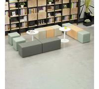 KIBONCY Ensemble de canapés modulaires dynamiques à Couverture Souple for Les expositions de Ventes immobilières, espaces d'engagementmclients bancaires, Zones Loisirs d'entreprise(C)