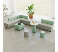 KIBONCY Ensemble de canapés modulaires Modernes, Aire de Repos for Salle de Banc de canapé dans Les Jardins d'enfants, Les centres d'éducation préscolaire et Les établissements de Formation(E)