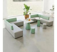 KIBONCY Ensemble de canapés modulaires Modernes, Aire de Repos for Salle de Banc de canapé dans Les Jardins d'enfants, Les centres d'éducation préscolaire et Les établissements de Formation(F)