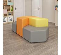 KIBONCY Ensemble de canapés triangulaires Peu orthodoxes for Les réceptions d'entreprises, Les espaces de réunion, Les Halls, Les Zones de négociation et Les Bureaux de Vente immobilière(A)