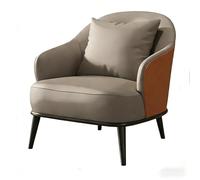 KIBONCY Ensemble de Meubles Modernes for café, Salle d'exposition, Magasin 4S, Magasin de thé au Lait-Marron/Gris/Blanc, Cuir Griffe de Chat, Combinaisons Multiples(White Single Sofa)