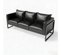 KIBONCY Ensemble De Sièges De Cabine De Restaurant Commercial - Dessus De Table en Bois Massif, Revêtement en Cuir Nappa, Éponge Haute Résilience, Café, Bar, Bistro, Salon, KTV(12)