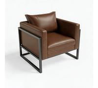 KIBONCY Ensemble De Sièges De Cabine De Restaurant Commercial - Dessus De Table en Bois Massif, Revêtement en Cuir Nappa, Éponge Haute Résilience, Café, Bar, Bistro, Salon, KTV(7)