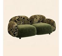 KIBONCY Ensemble de sièges de Restaurant de Luxe rétro, Ensembles de Table et de chaises de canapé Vintage, for cafés, bistros, hôtels, magasins de Desserts, Aucun Assemblage requis(140 * 75 * 75cm)