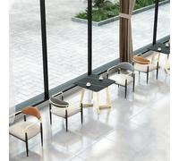 KIBONCY Ensemble Table et Chaise de Cabine de canapé Commercial de Luxe-pour café, Salon de thé, Magasin de thé au Lait, Studio, 5 configurations,(Set1)