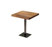 KIBONCY Ensemble Table et chaises rétro en Bois Massif et rotin Style Wabi-Sabi, idéal for Un Restaurant Commercial de Style Western, Un café ou Un Bar. Table et chaises de négociation.(I)