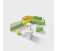 KIBONCY Ensemble Unique de canapé et de Table Basse for Les Bureaux : Ambiance décontractée, Parfait for la réception d'un Centre de Formation(A)