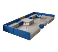 KIBONCY Ensembles de canapés de Loisirs et personnalisés, for Les Zones d'attente, Les Zones de Repos, Les Bureaux de Vente et Les Zones de négociation des établissements de Formation(N)