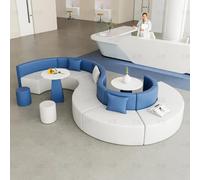 KIBONCY Ensembles de canapés sur Mesure for Centre de Formation de l'institut, Ensembles de canapés et de Tables Basses de réunion et de réception en Forme d'arc de Loisirs et créatifs(H)