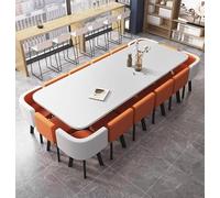 KIBONCY Grand Ensemble De Table D'activités for Enfants Effet Marbre avec Chaises Ergonomiques en Tissu, Jeu D'artisanat d'apprentissage Multi-Places(P)