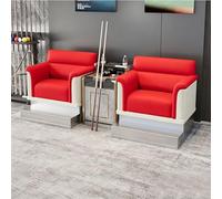 KIBONCY Luxury Billiard Room Lounge Sofa Set, Dedicated Viewing and Rest Area Booths, PU Leather Chair with Backrest, for Pool Halls(C)