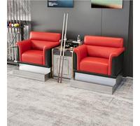 KIBONCY Luxury Billiard Room Lounge Sofa Set, Dedicated Viewing and Rest Area Booths, PU Leather Chair with Backrest, for Pool Halls(D)