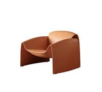 KIBONCY Mid Century Modern Accent Chair,Single Sofa Living Room Oversized Curved Couch,for,Bedroom,Reading,Dining(B)