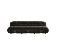 KIBONCY Mid Century Modern Tufted Velvet Modular Sofa, Single/2-Seater/3-Seater Optional Upholstered Lounge for Home, Commercial Waiting(2.35m)