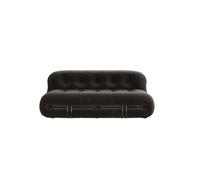 KIBONCY Mid Century Modern Tufted Velvet Modular Sofa, Single/2-Seater/3-Seater Optional Upholstered Lounge for Home, Commercial Waiting(1.65m)