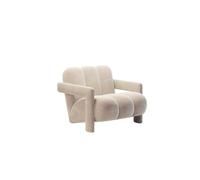 KIBONCY Mid-Century Padded Armrest Upholstered Sofa, Channel Tufted Bubble Shaped Velvet Accent Couch, Multi-Size Indoor Leisure for Home(A)