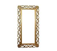 KIBONCY Miroir Vintage français Pleine Longueur, Dressing Mural sculpté et orné for Le Salon(Brown,80x180CM)