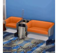 KIBONCY Mobilier de Salon de Salle de Billard de Luxe : chaises de spectateurs Confortables et canapés de Salle de Billard for Les Pauses des Joueurs(C)