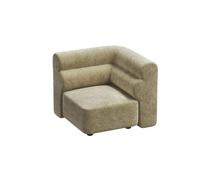 KIBONCY Modern Boucle Accent Chair - Cozy Corner Modular Single Sofa Customizable Component for Living Room(I)