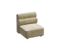 KIBONCY Modern Boucle Accent Chair - Cozy Corner Modular Single Sofa Customizable Component for Living Room(L)