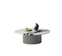 KIBONCY Modern Coffee Table Central End Tables for Living Room,Mid-Century Round for Dining Kitchen(1m)